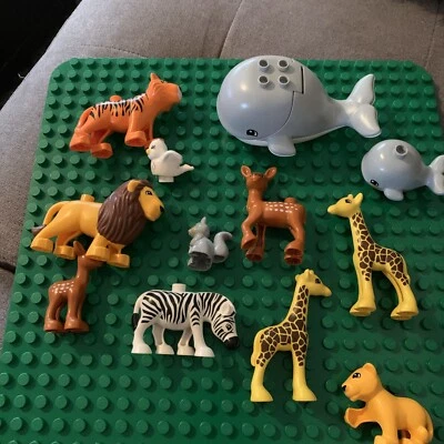 Duplo Figures Animals Bulk Lot Of 12 X Figures Lot 2 • $48