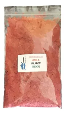 Krill Flake Tropical & Marine Fish Food Aquarama® Premium Grade  [ 1 X 50g Bag ] • £3.50