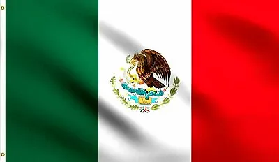3X5 Mexico Flag 5X3 House Banner Grommets Super Polyester 100D FABRIC • $8.88