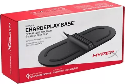 HyperX ChargePlay Base Qi-Certified Wireless Charger Dual Pad Up To 10W Charging • $31.10
