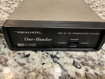 Vintage Realistic One-Hander TRC-61 CB Transceiver System 23 Channel Japan • $26.25