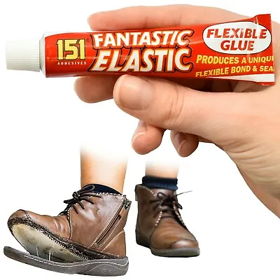 £3.24 • Buy FLEXIBLE ELASTIC GLUE 20g Strong Repair Adhesive WATERPROOF Leather Shoe Fabric