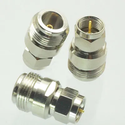 N Female Jack To F Male Plug Straight  Adapter N-F Type Brass Nickelplated • $1.63