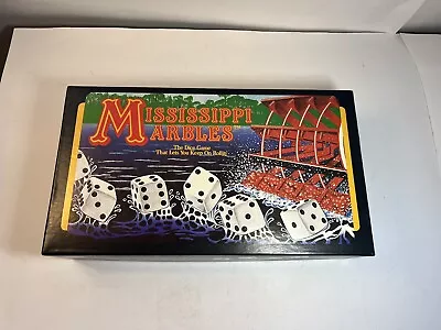 DAWSON ALLIANTS Vintage Mississippi Marbles Dice Game Vintage 1988 Complete • $14.95