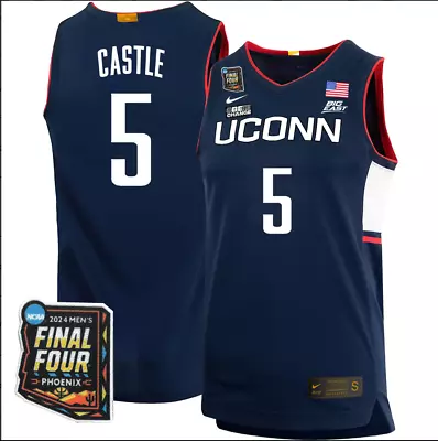 Stephon Castle #5 Uconn Huskies MEN Stitched Jersey Navy • $43.49