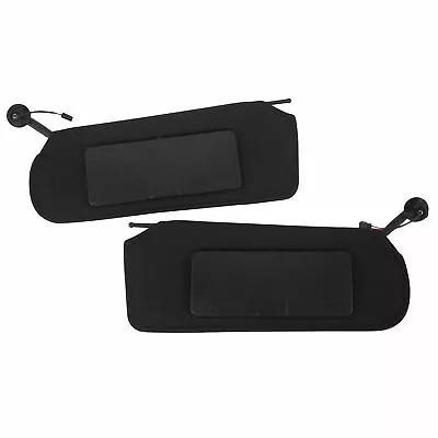 Corvette C5 Replacement Sun Visor Set W/ LED Lit Mirrors 1997-2004 • $108.99