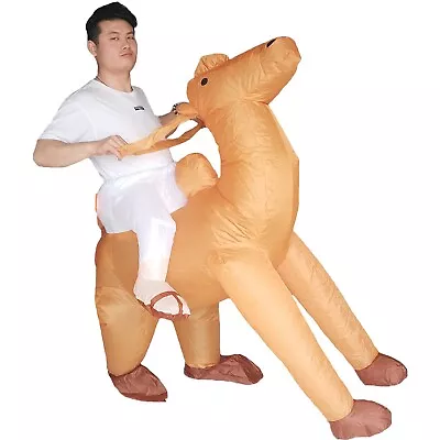 Inflatable Camel Costume Adults Halloween Carnival Birthday Cosplay Party Outfit • £47.99