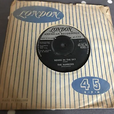 £3.50 • Buy Ramrods - Riders In The Sky - Original Single 1960 VG
