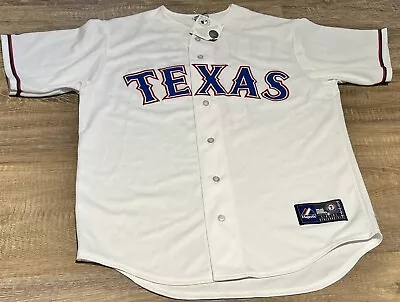 Texas Rangers Yu Darvish Majestic Authentic White Jersey Size Large • $42