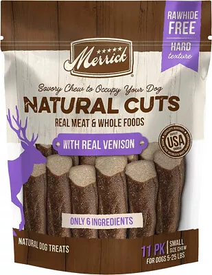 Merrick Natural Cut Venison Chew Treats Small • $10.98