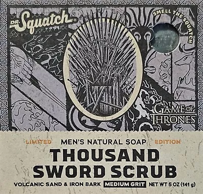 Dr Squatch Soap Thousand Sword Scrub Game Of Thrones Limited Edition • $16.86