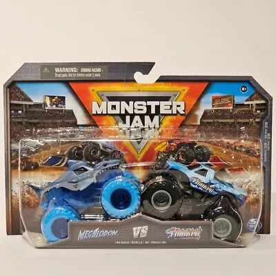 Monster Jam Megalodon Vs Hooked Monster Truck 1:64 Scale Spinmaster • £19.97