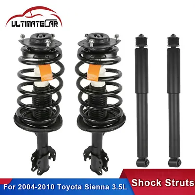$189.96 • Buy Set 4 Complete Struts Shock Absorbers For 2004-2010 Toyota Sienna Front+Rear