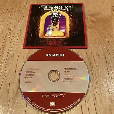 Testament - The Legacy CD 2013 EU Press Alex Skolnick Exodus Metallica Slayer • $5.99