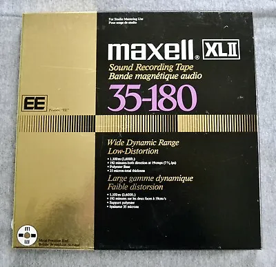 Maxell XLI 35-180 Position EE New Country Reel To Reel 10.5  Metal Reel • $80