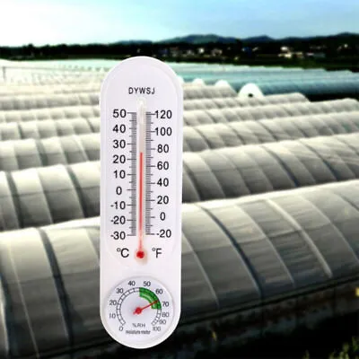 Max Min Thermometer Indoor Outdoor Garden Greenhouse Wall Temperature Gauge • £3.59