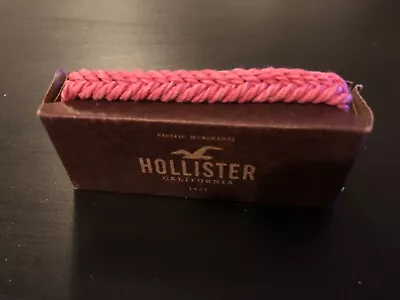 Hollister Fabric Pink Bracelet - OSFM • £5