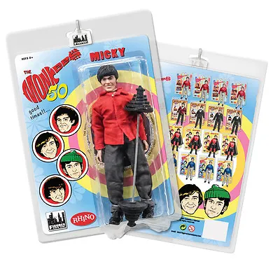 The Monkees 8 Inch Retro Action Figure Variants: Weight Lifting Micky Dolenz • $26.98