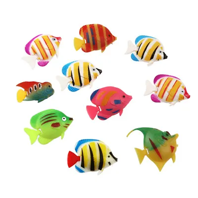 20pcs Artificial Fish Tank With Moving Fish Plastic Fish Goldfish Toys For Tank • $10.06