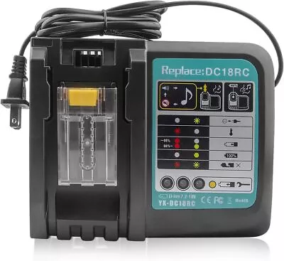 For Makita DC18RC 18V Lithium-Ion Rapid Battery Charger BL1860 BL1830 BL1850 • $18.89