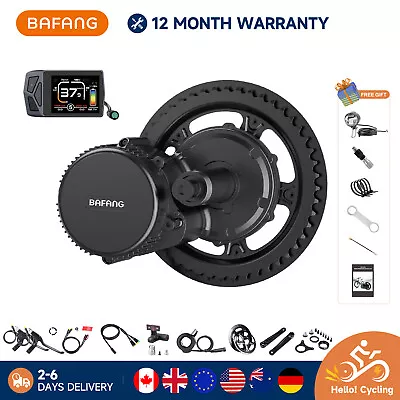 Bafang 48V750W BBS02B Mid Drive Motor 8FUN Electric Bike EBike Conversion Kit • $426.58