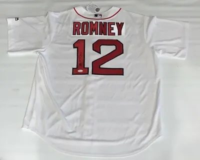 Mitt Romney Signed #12 Boston Red Sox Jersey 2012 President Jsa Coa Licensed • $499.99
