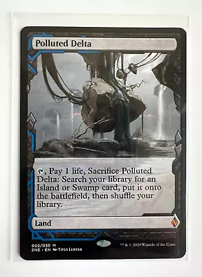 Polluted Delta Mythic Fetch Land | MTG Zendikar Rising Expeditions 002 NM M! • $49.07