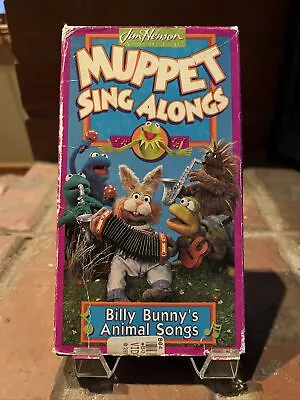 Muppet Sing-Alongs - Billy Bunnys Animal Songs (VHS 1993) • $11.50