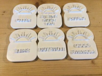 £5.99 • Buy Set Of Six Toast Presses