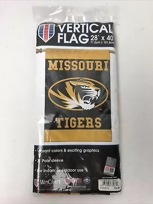 University Of Missouri Tigers Vertical Flag 28  X 40  By WinCraft NEW In Package • $12.99