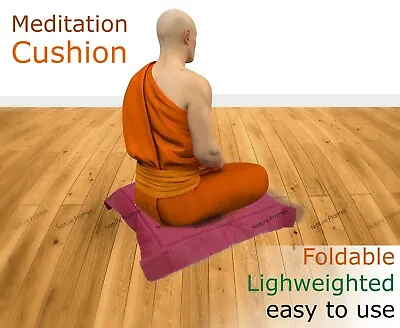 Meditation Caution Seat Floor Pillow Yoga Mat Prop Zen Buddhist Hindu Essentials • $29.99