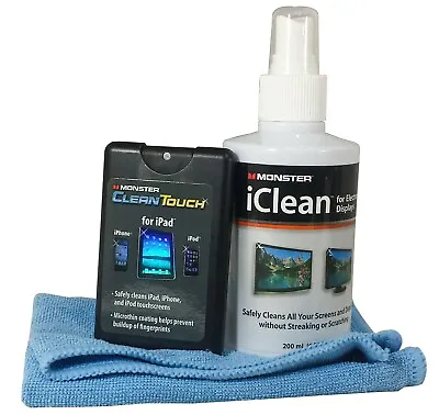 Monster IClean Screen Cleaner Kit For TV IPhone IPod Kindle & Smartphones • $12.99