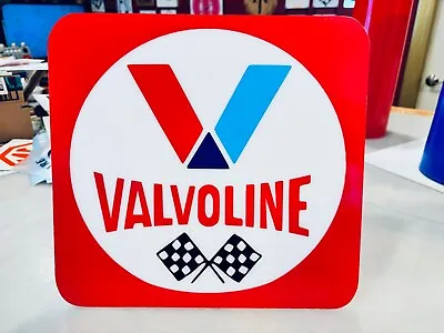 Handmade VTG Style 11  Acrylic Valvoline Sign - FREE Ship-Also Avail As A Clock • $39.99