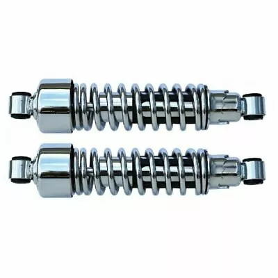 Ultima Complete Chrome Plated Shocks Assemblies Absorbers 11  Harley Big Twin • $119.95