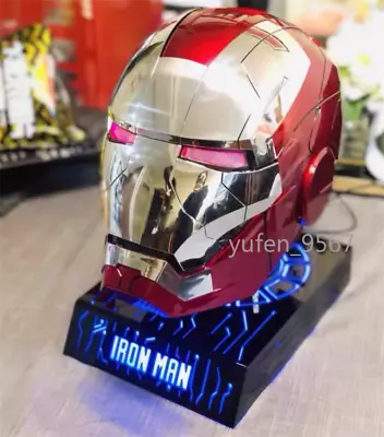 US! Autoking Iron Man MK5 1/1 Helmet Mask Wearable Voice-control Transform Mask • $175.09