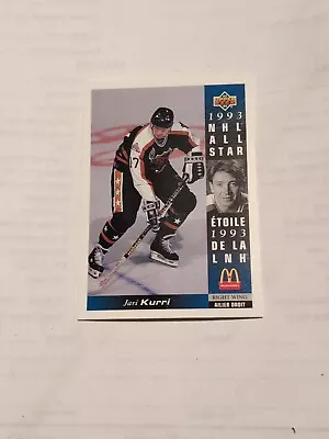 1993 Upper Deck McDonald's NHL All-Stars Hockey Cards U-PICK • $1.10