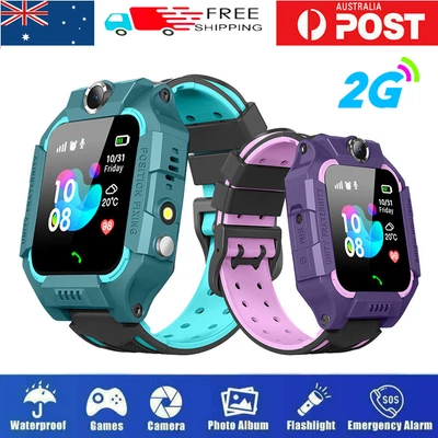 $22.79 • Buy Kids Tracker Smart Watch Phone GSM SIM Alarm Camera SOS Call For Boys Girls Gift