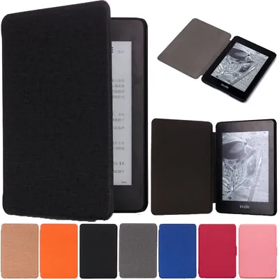 For Kindle Paperwhite 1 2 3 4 5/6/7/10/11th Gen Magnetic Flip Leather Case Cover • $15.39