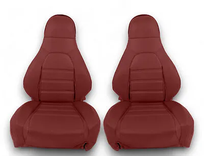 Seat Covers For Mazda MX-5 Miata 1990-1996 Dark Red • $293.54