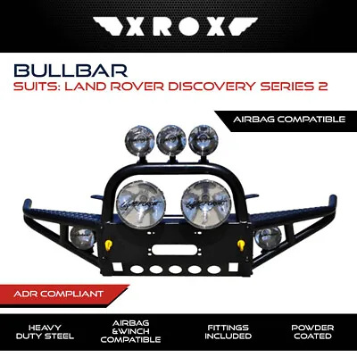 Xrox Bull Bar Fits Landrover Discovery Series 2 Heavy Duty Bullbar 4x4 4WD Parts • $1604.99