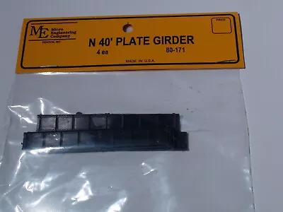 N SCALE Micro- Engineering #80-171 N 40' Plate Girder 4each • $6.90