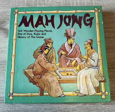 Vintage MAH JONG By MS Michael Stanfield Game Fully Complete • £13