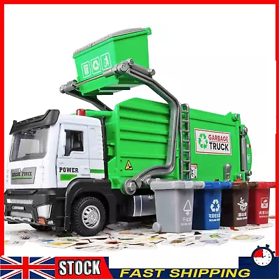 Garbage Truck Toys For KidsRecycling Truck Toy With Lights & Sounds &Trash Cans • £19.86