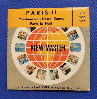 Sawyer's Paris II France Vacationland Series View-master Reels Universal Packet • $48.99