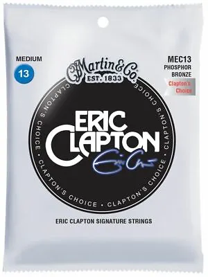 Martin Claptons Choice Acoustic Strings Medium MEC13 • $15.49