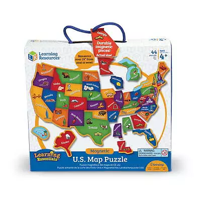 Magnetic U.S. Map Puzzle Fun Geography For Kids US Map • $20.90