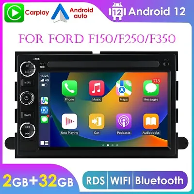 Fit 2004-2008 Ford F150 F250 Car GPS Navigation Stereo Radio Bluetooth Carplay • $125.99