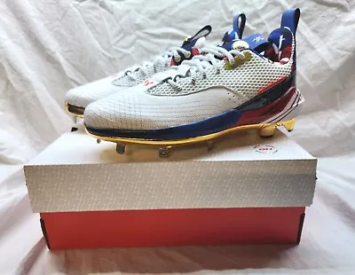 2023 Under Armour Men's Size 10 Harper Low Gold Bottom Metal Baseball Cleats • $99.90