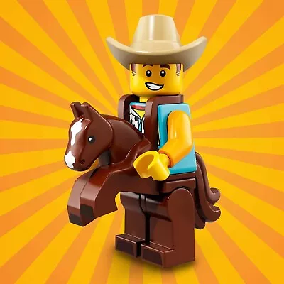 Lego Mini Figures - Series 18 - Cowboy Costume Guy - SK0250 • $12.05