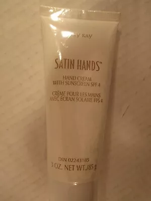 MARY KAY Satin Hands Hand Cream With Sunscreen SPF 4 New Sealed Vintage #0660 • $9.95